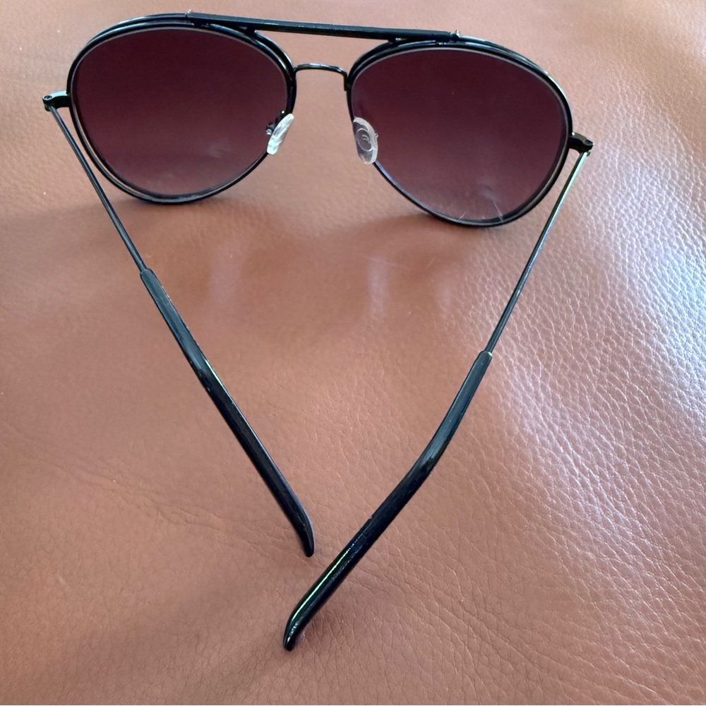 Black Flip-Up Aviator Sunglasses - Unbranded - Picture 4 of 4